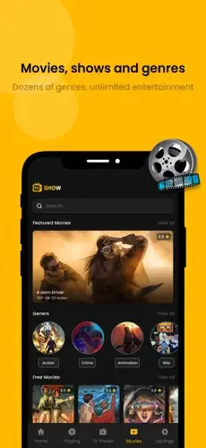 sony-32 Movies and shows